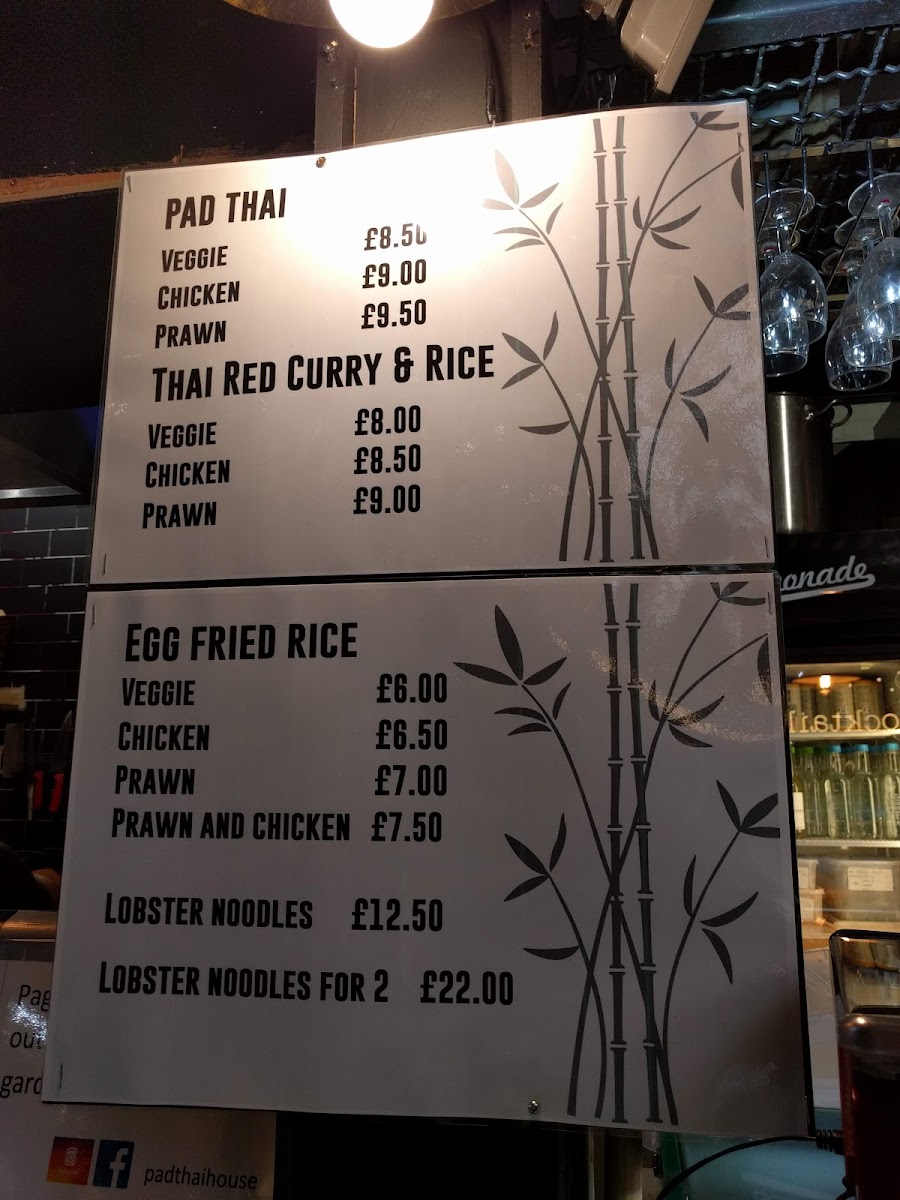 Pad Thai Photo Menu 1