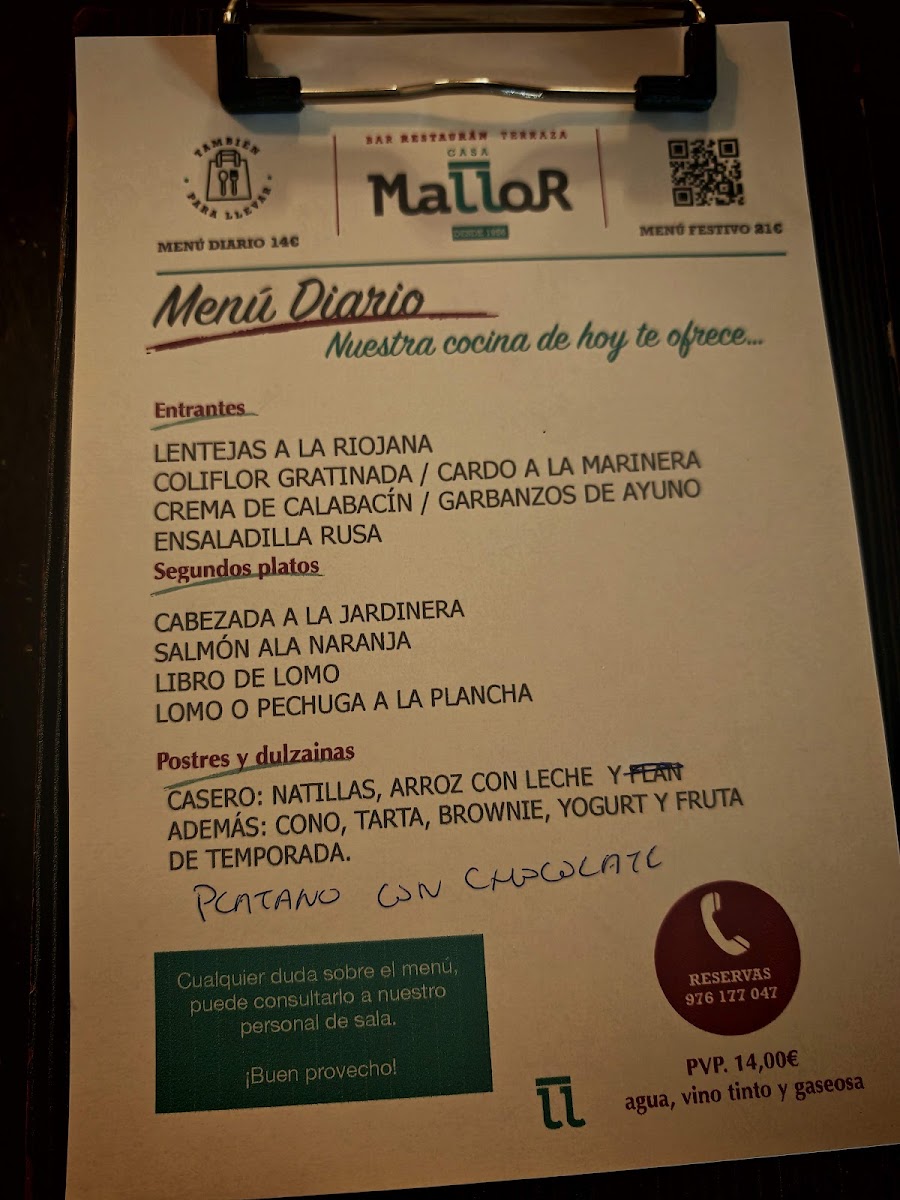 Restaurante Mallor Photo Menu 3