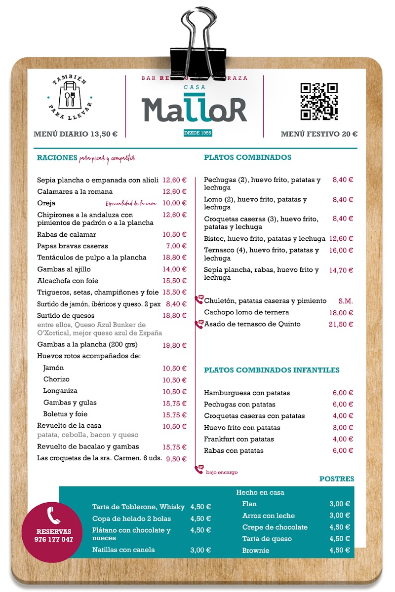 Restaurante Mallor Photo Menu 5