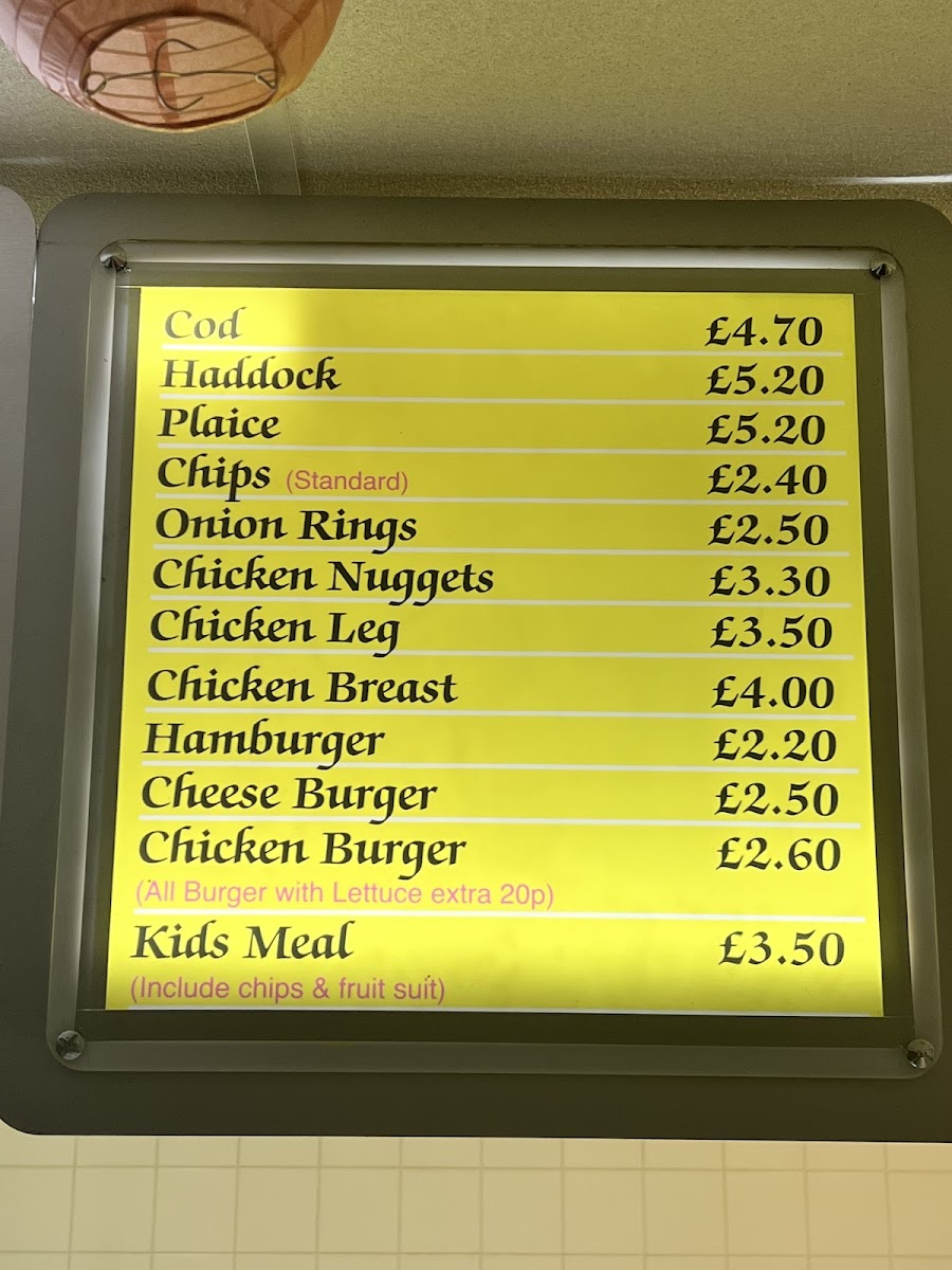 Oakridge Fish & Chips & Chinese Takeaway Photo Menu 10