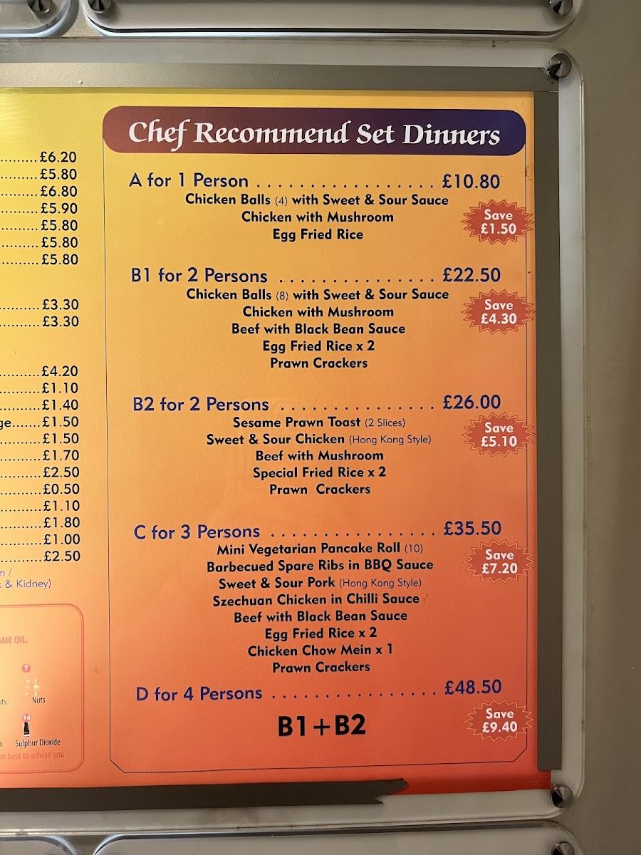 Oakridge Fish & Chips & Chinese Takeaway Photo Menu 5