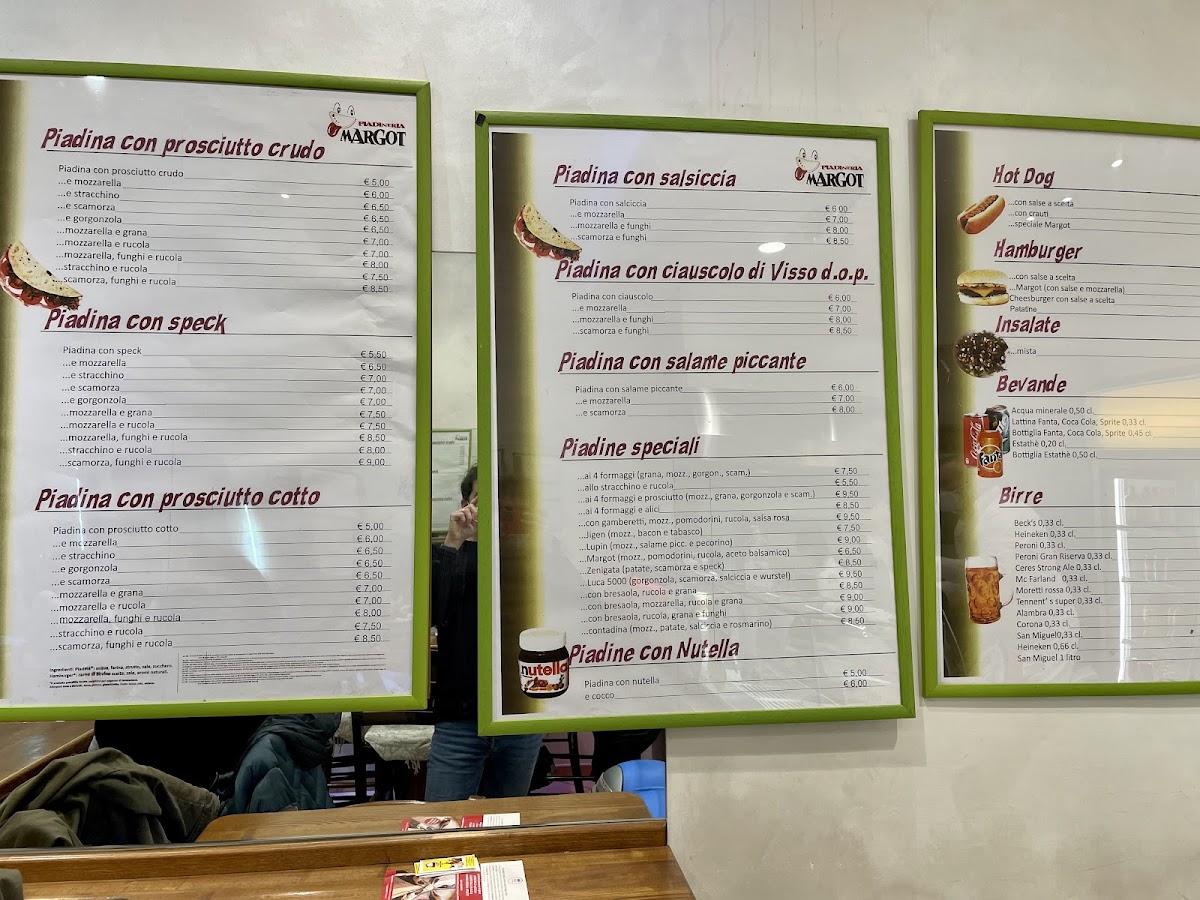 Piadineria Margot Photo Menu 2