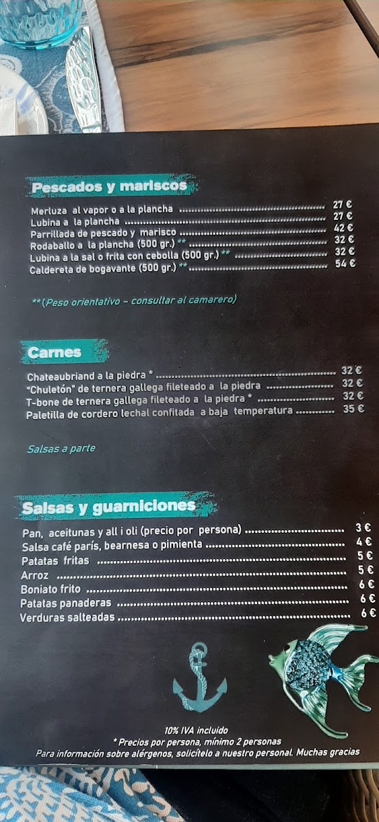 Restaurante Can Pep Puerto Andratx Photo Menu 8