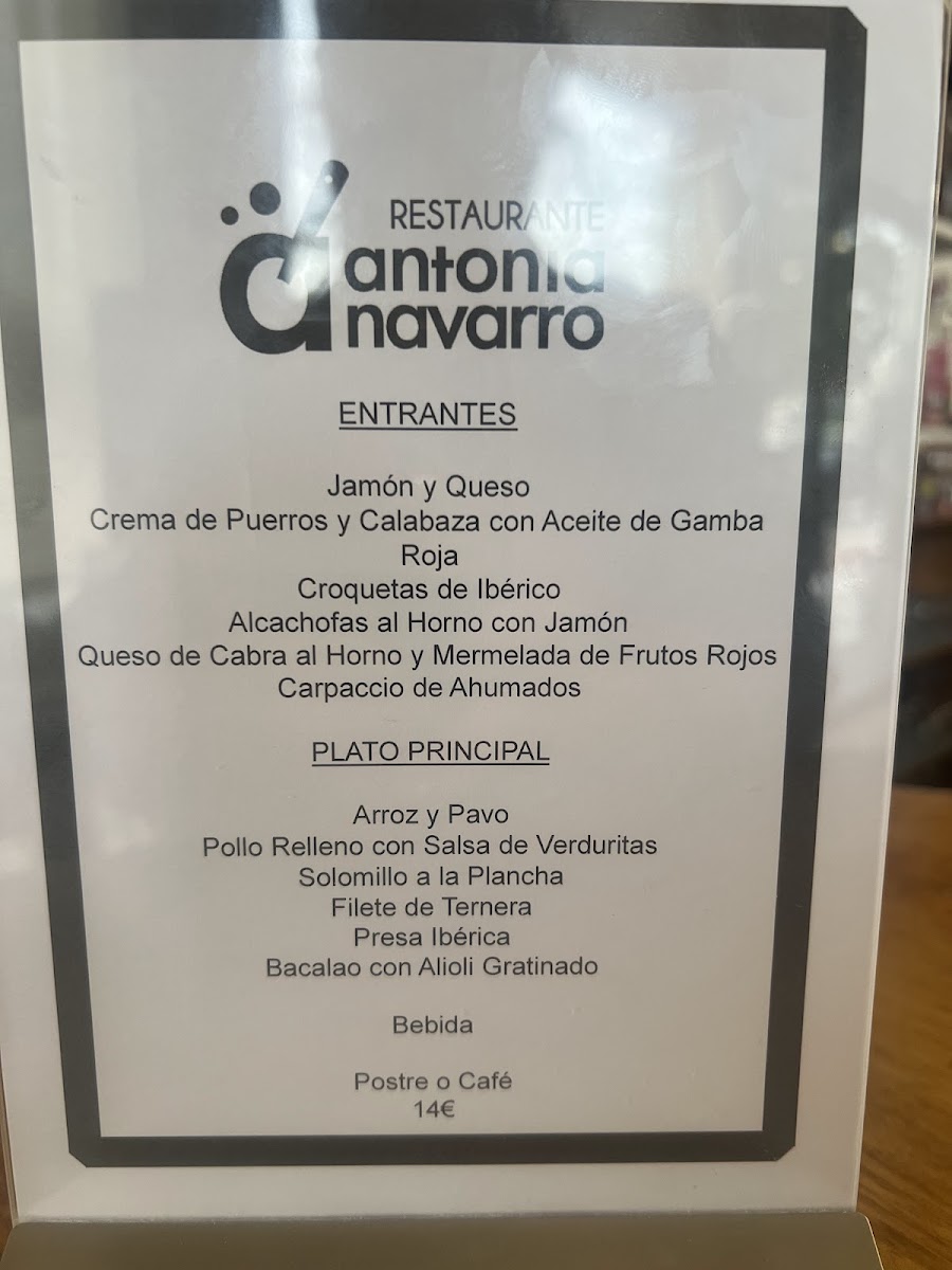 Catering Antonia Navarro Photo Menu 1