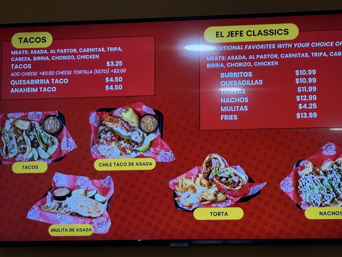 El Jefe’s Mexican street food Photo Menu 10