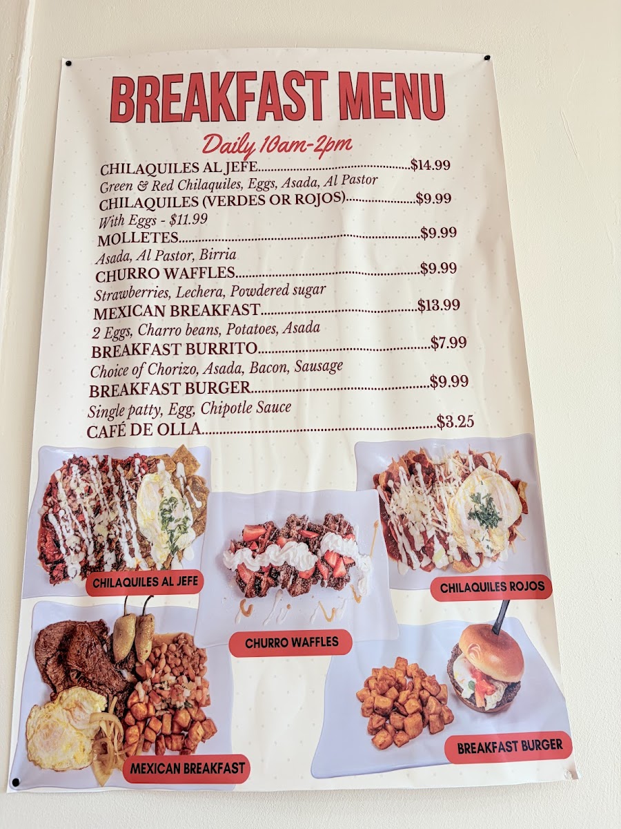 El Jefe’s Mexican street food Photo Menu 2