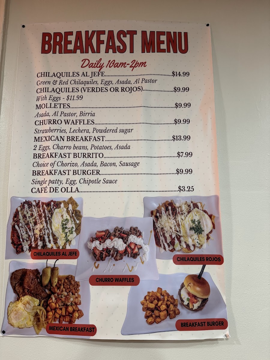 El Jefe’s Mexican street food Photo Menu 3