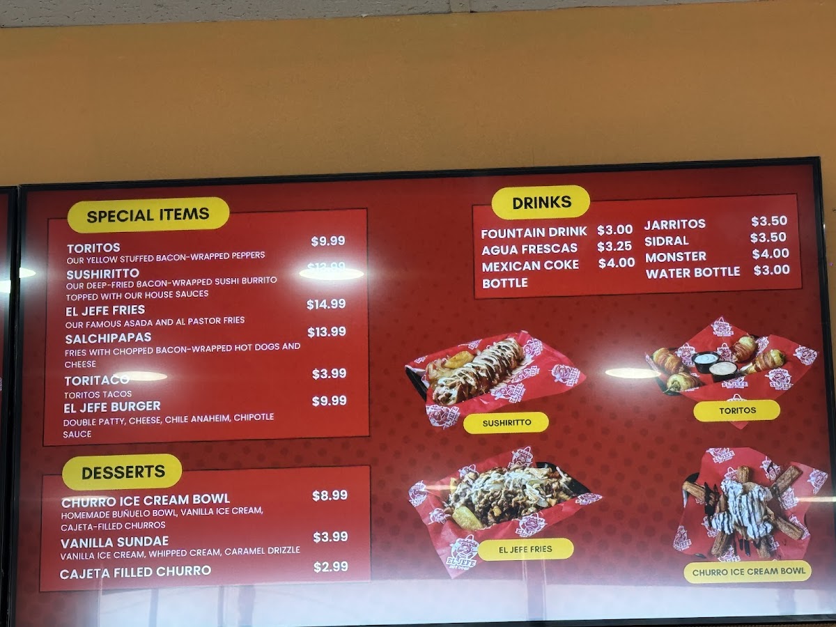 El Jefe’s Mexican street food Photo Menu 8