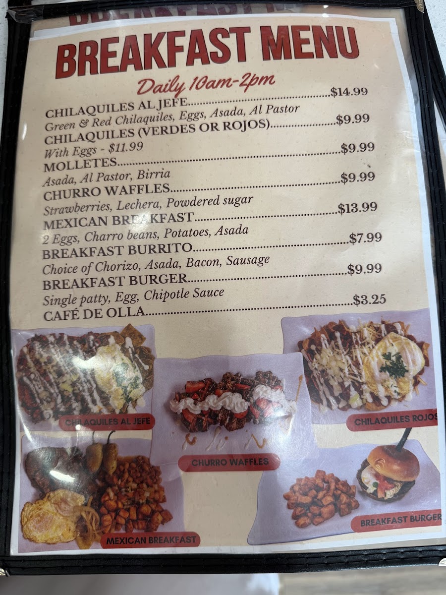 El Jefe’s Mexican street food Photo Menu 9