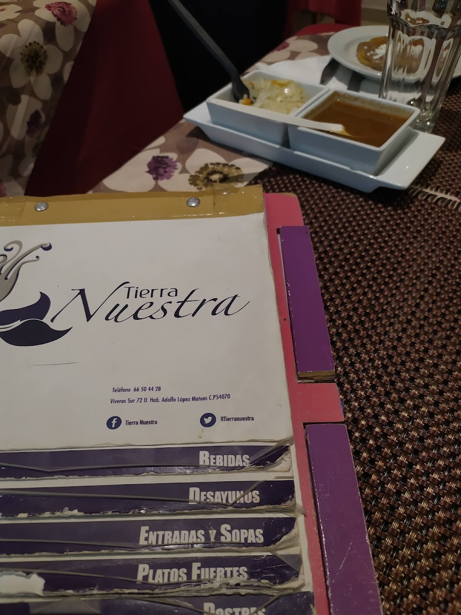 Tierra Nuestra Photo Menu 10