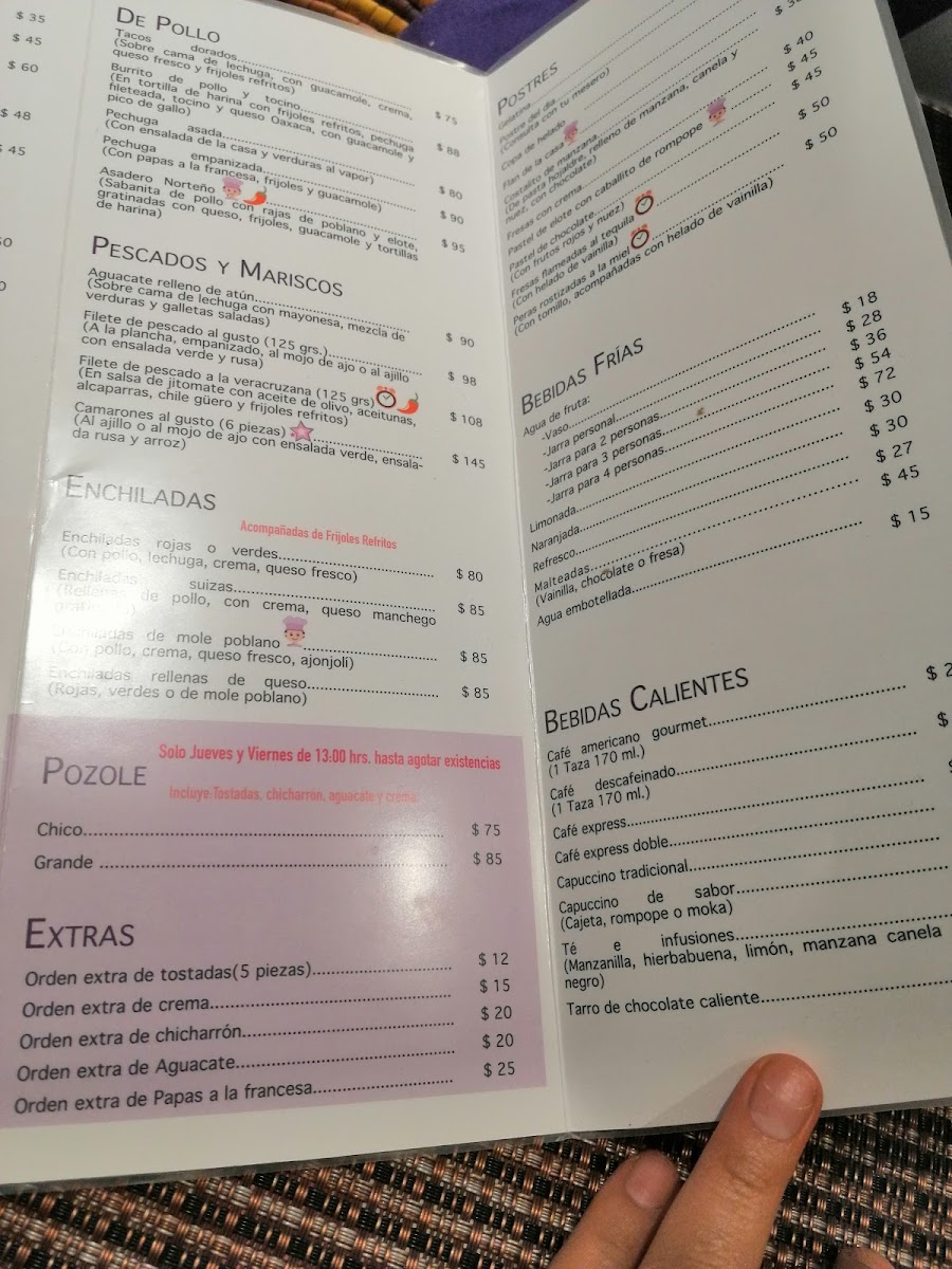 Tierra Nuestra Photo Menu 7