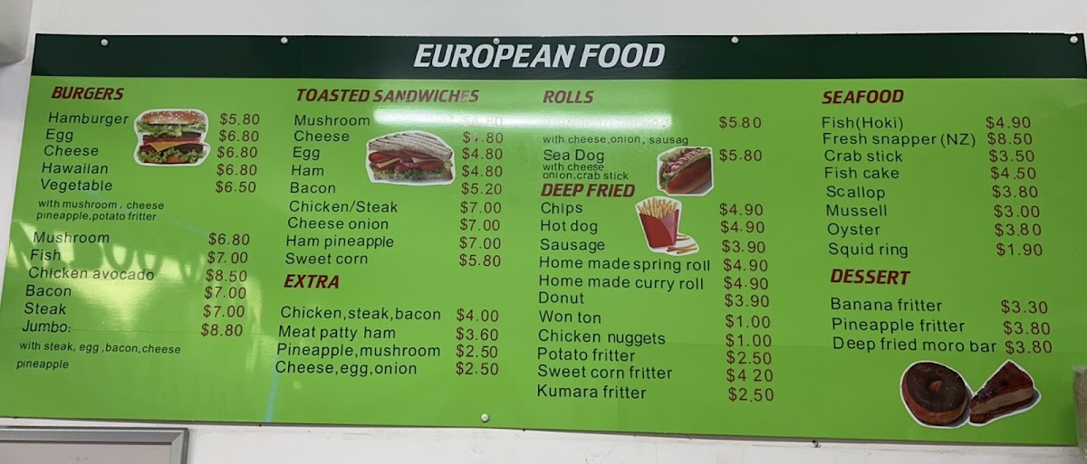Bamboo Garden Takeaway Photo Menu 1