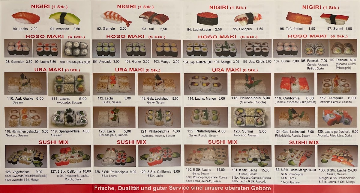 Asia-Haus Sushi & Warmküche Photo Menu 5