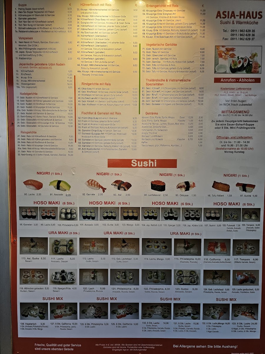 Asia-Haus Sushi & Warmküche Photo Menu 7