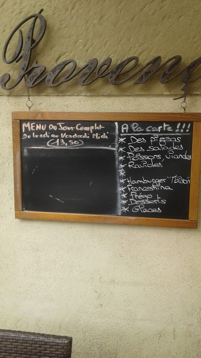 restaurant pizzeria bar le provençal Photo Menu 2