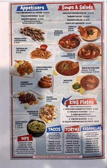 Las Palmas Mexican Grill Photo Menu 8