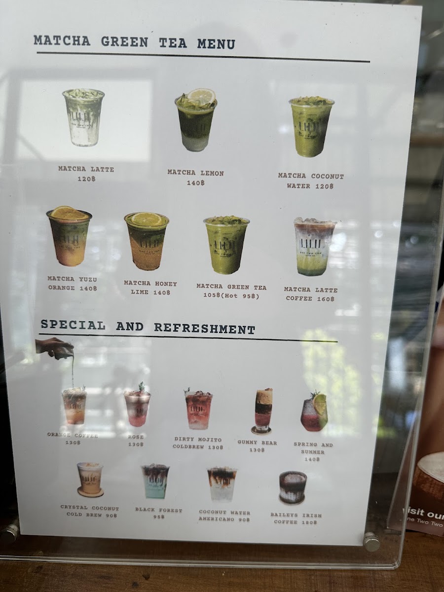 One Two Two Coffee Soi Premier 1 Photo Menu 9