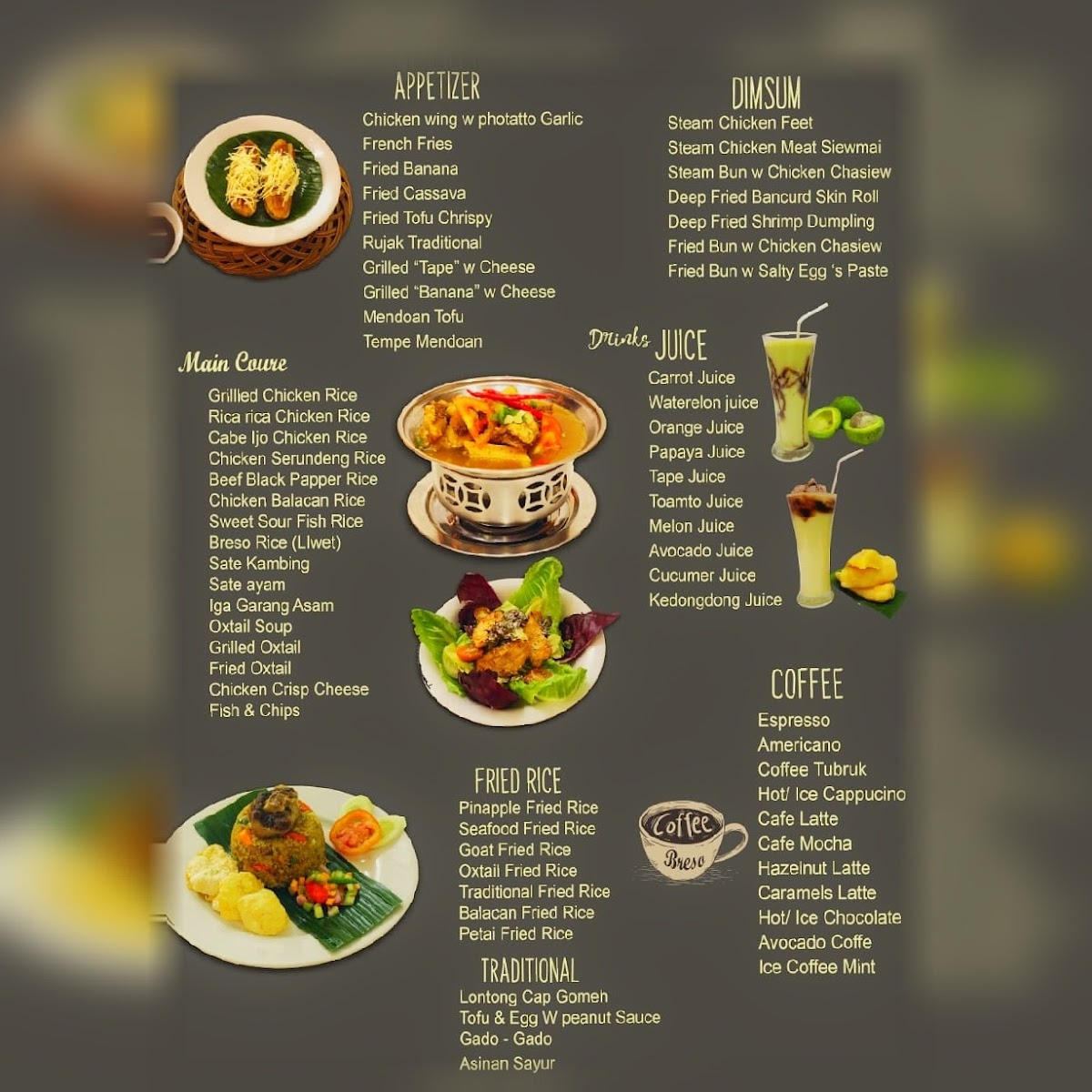 Breso Resto & Coffee - Green Pramuka Square Photo Menu 10