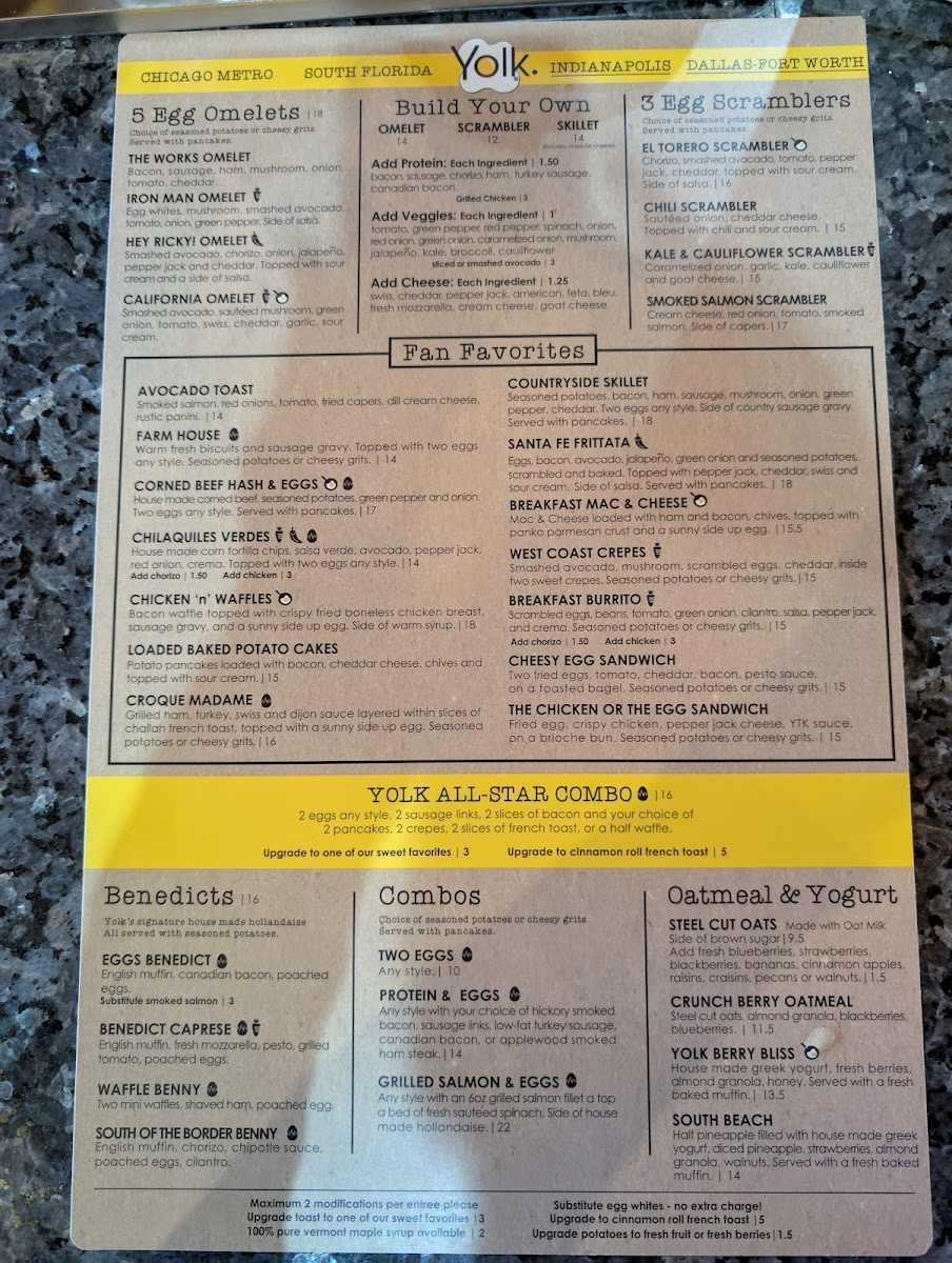Yolk - City Way Photo Menu 7