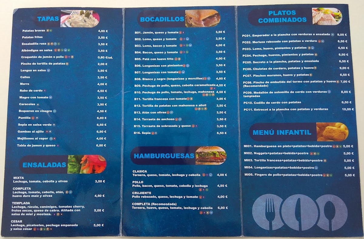 Bar cafetería chiqui Photo Menu 3