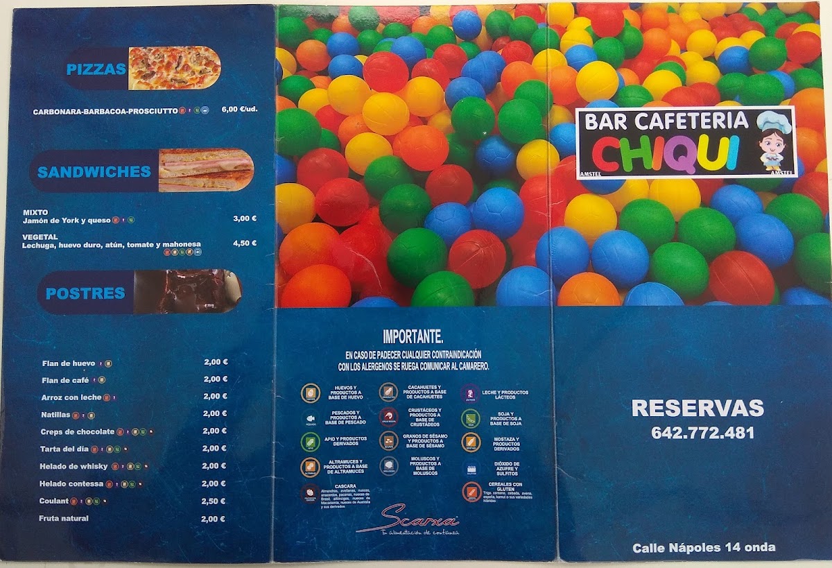 Bar cafetería chiqui Photo Menu 5