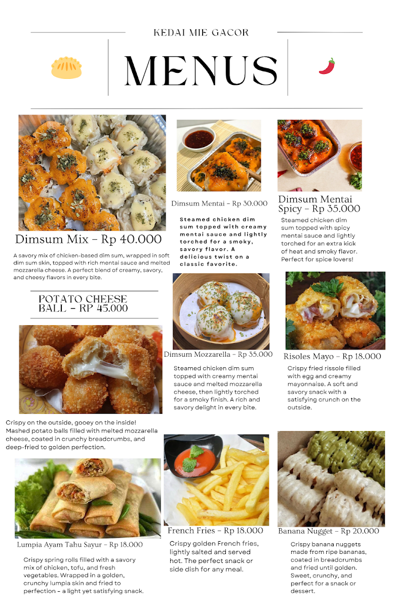 Mie Gacor Photo Menu 4