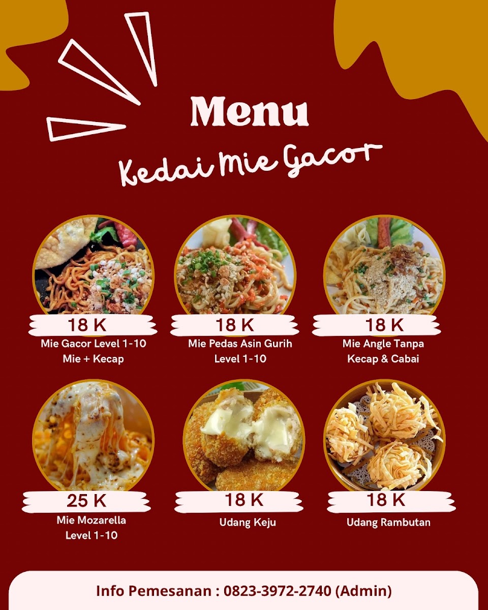 Mie Gacor Photo Menu 5