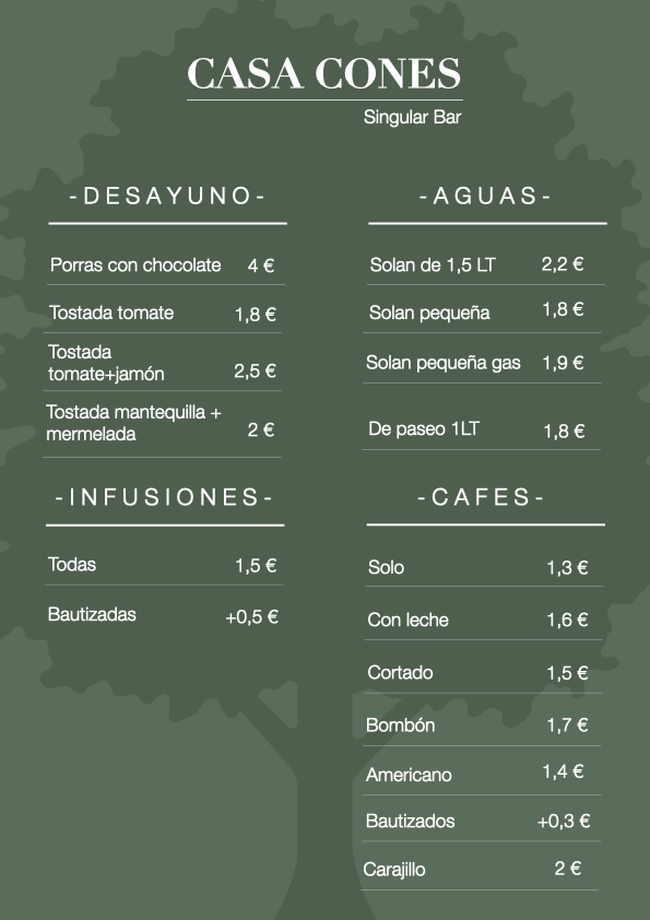 Bar Casa Cones Photo Menu 4