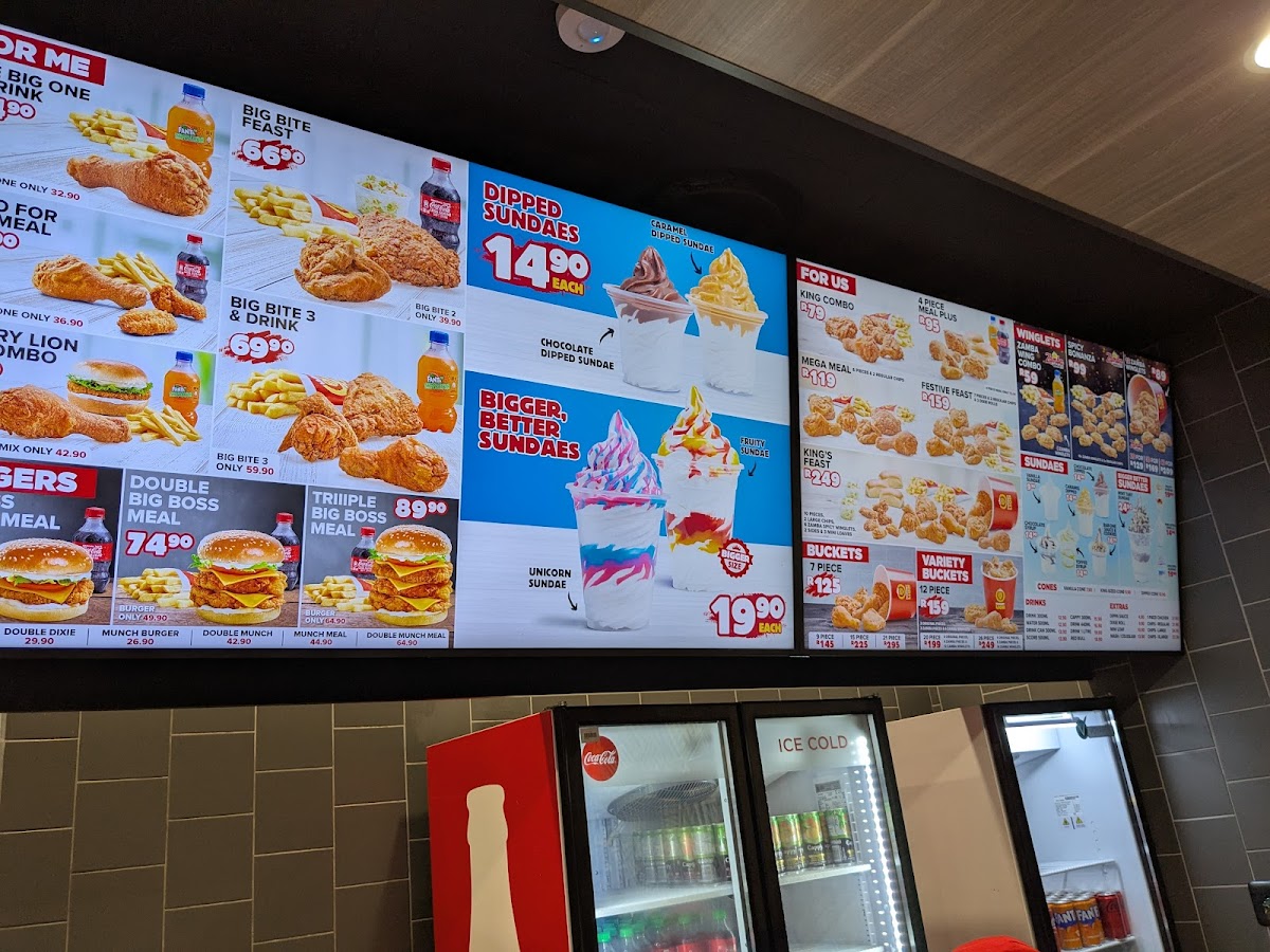 Hungry Lion Photo Menu 1