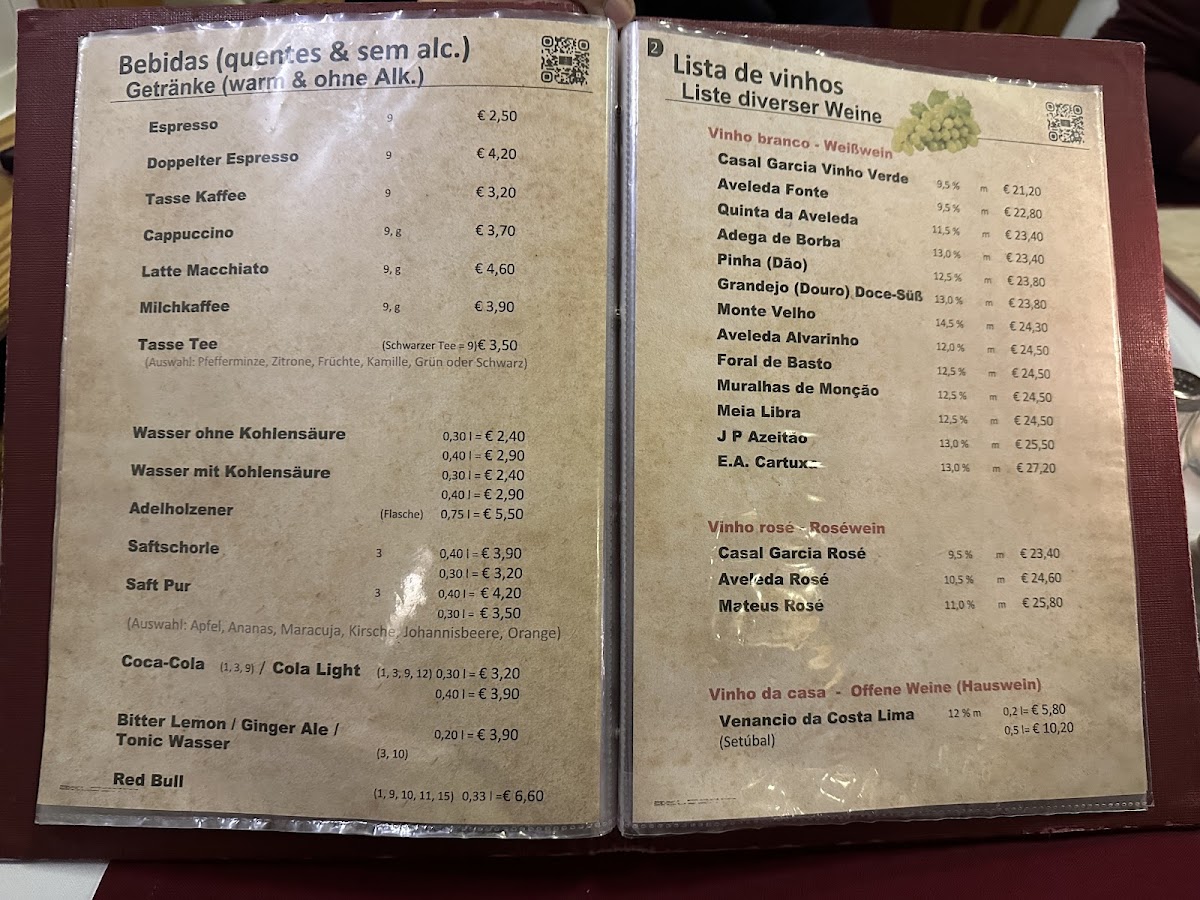 Restaurante o Portugal Photo Menu 2