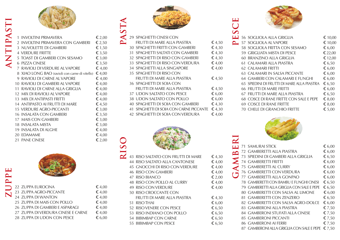 Ristorante Cinese EUROCINA Photo Menu 1