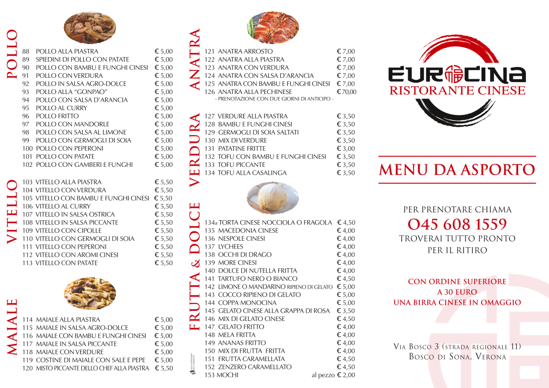 Ristorante Cinese EUROCINA Photo Menu 2