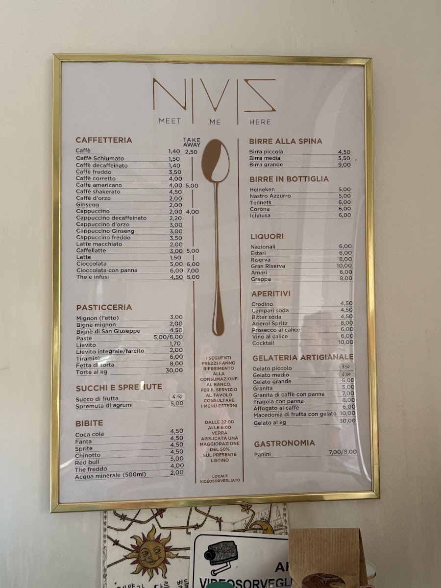Antico Caffe Santamaria Photo Menu 2