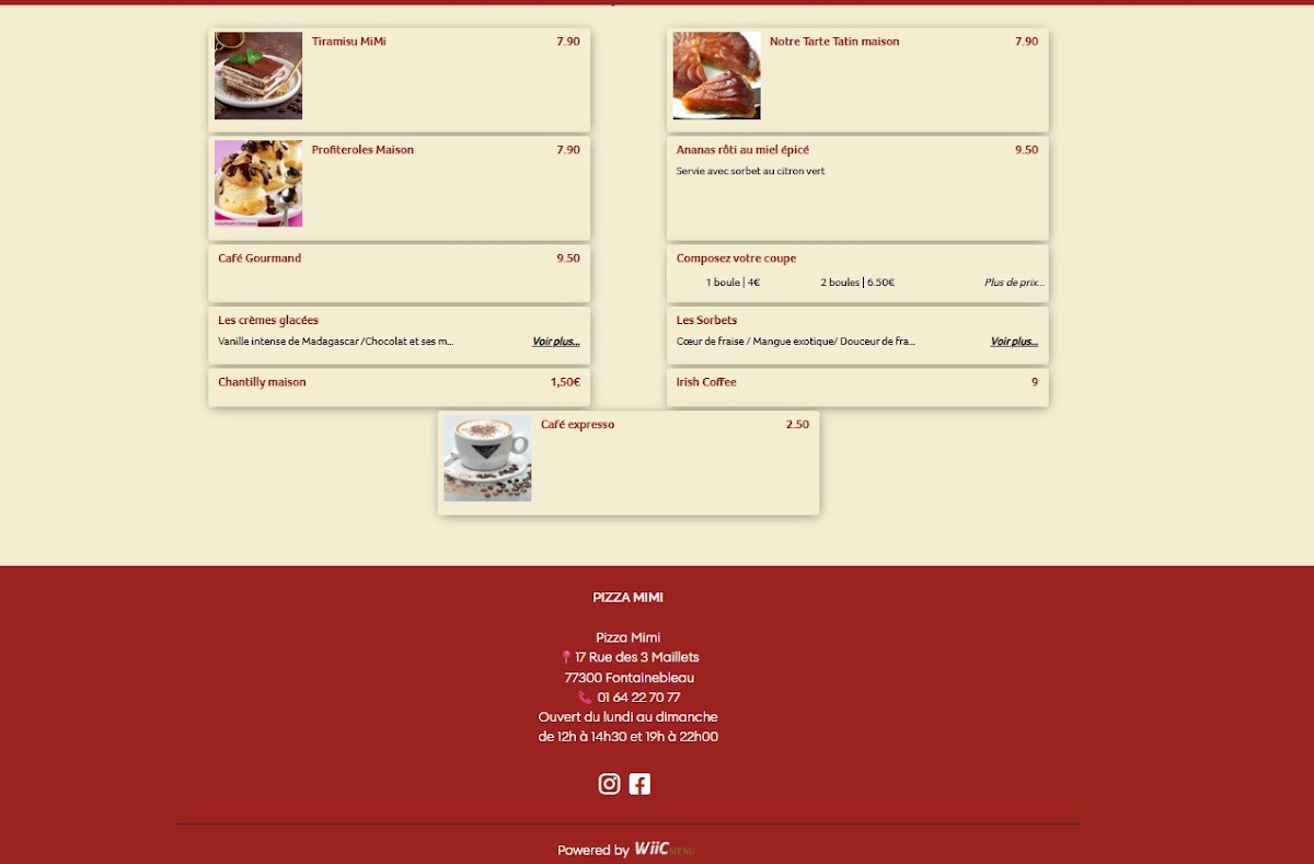 Pizza MiMi Photo Menu 6