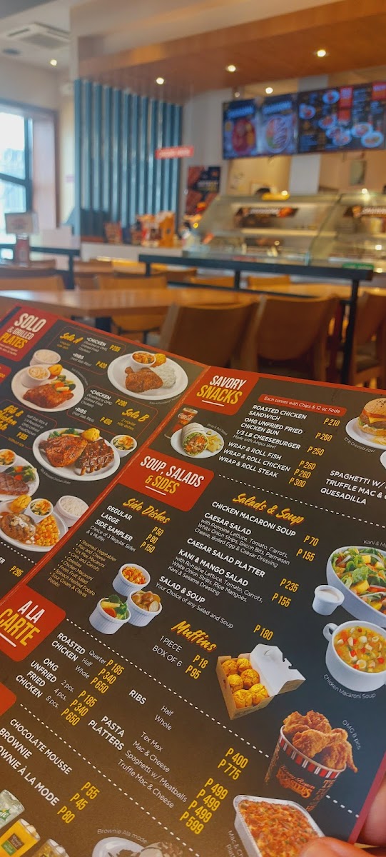 Kenny Rogers Roasters Photo Menu 1