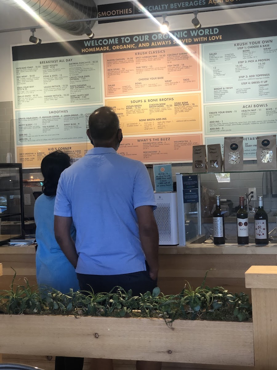 Organic Krush Kitchen & Eatery Photo Menu 8
