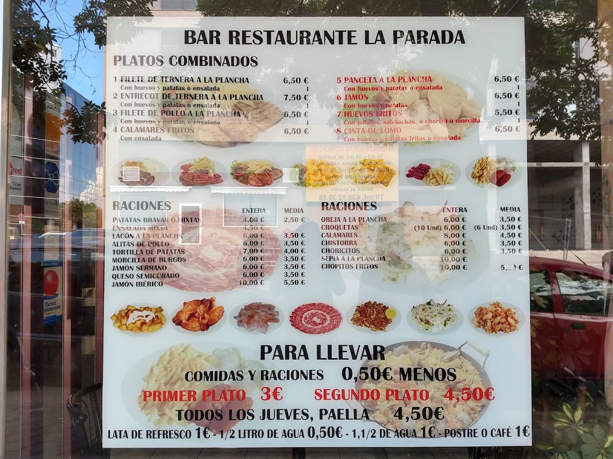 La Parada Photo Menu 4