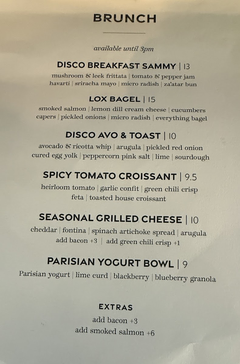 Discourse Coffee | Radio Milwaukee Photo Menu 1