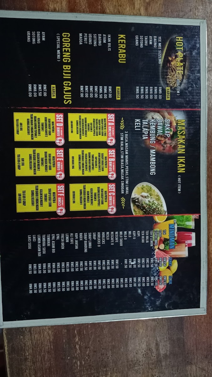 Restoran Mr Tomyam Seafood Photo Menu 5