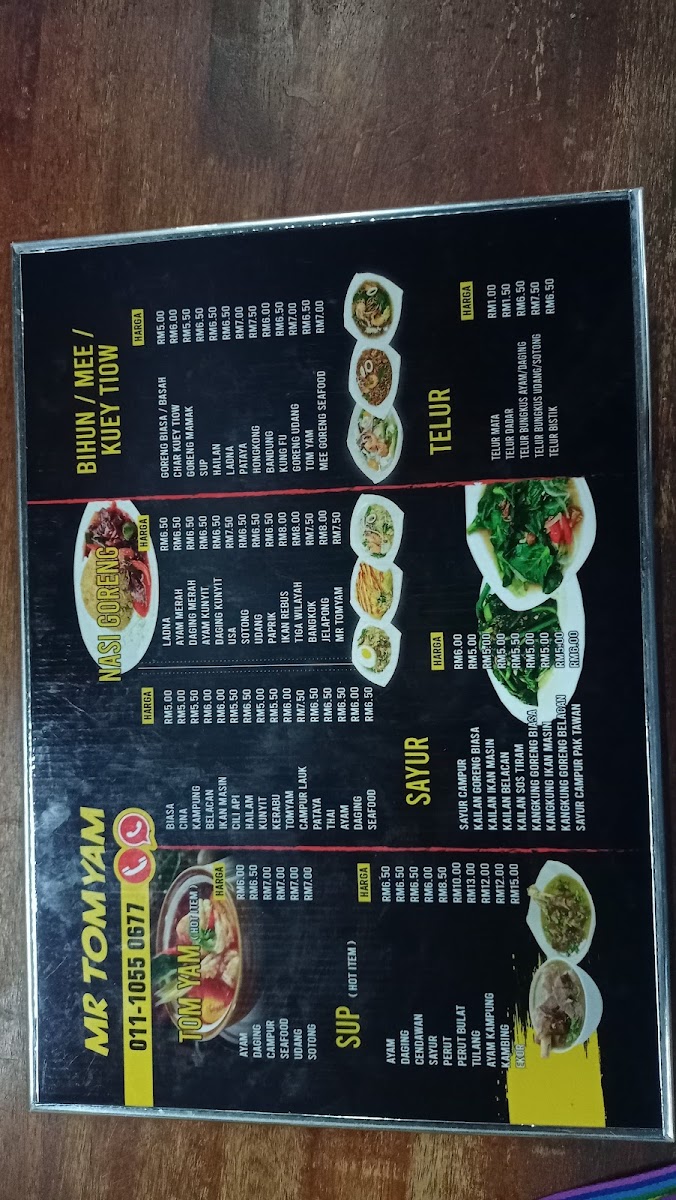 Restoran Mr Tomyam Seafood Photo Menu 7