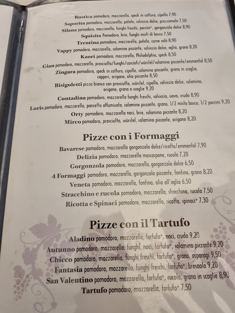 Ristorante Pizzeria da Gian Photo Menu 3