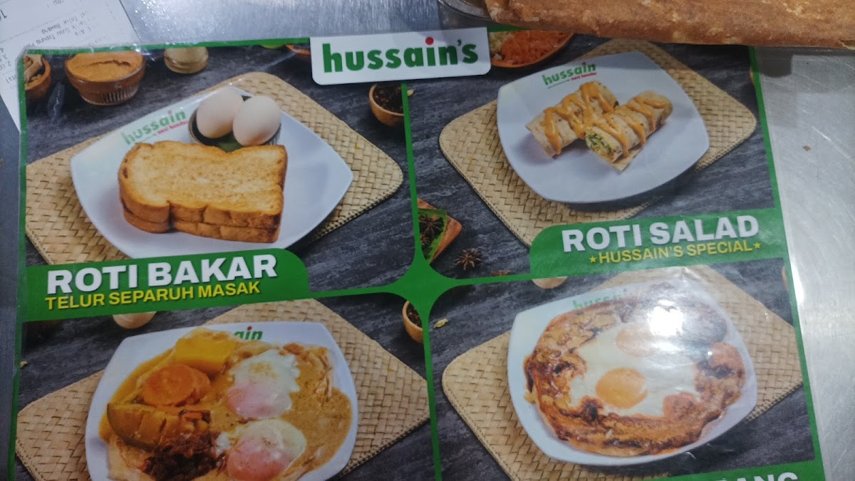 Hussain Nasi Kandar Photo Menu 1