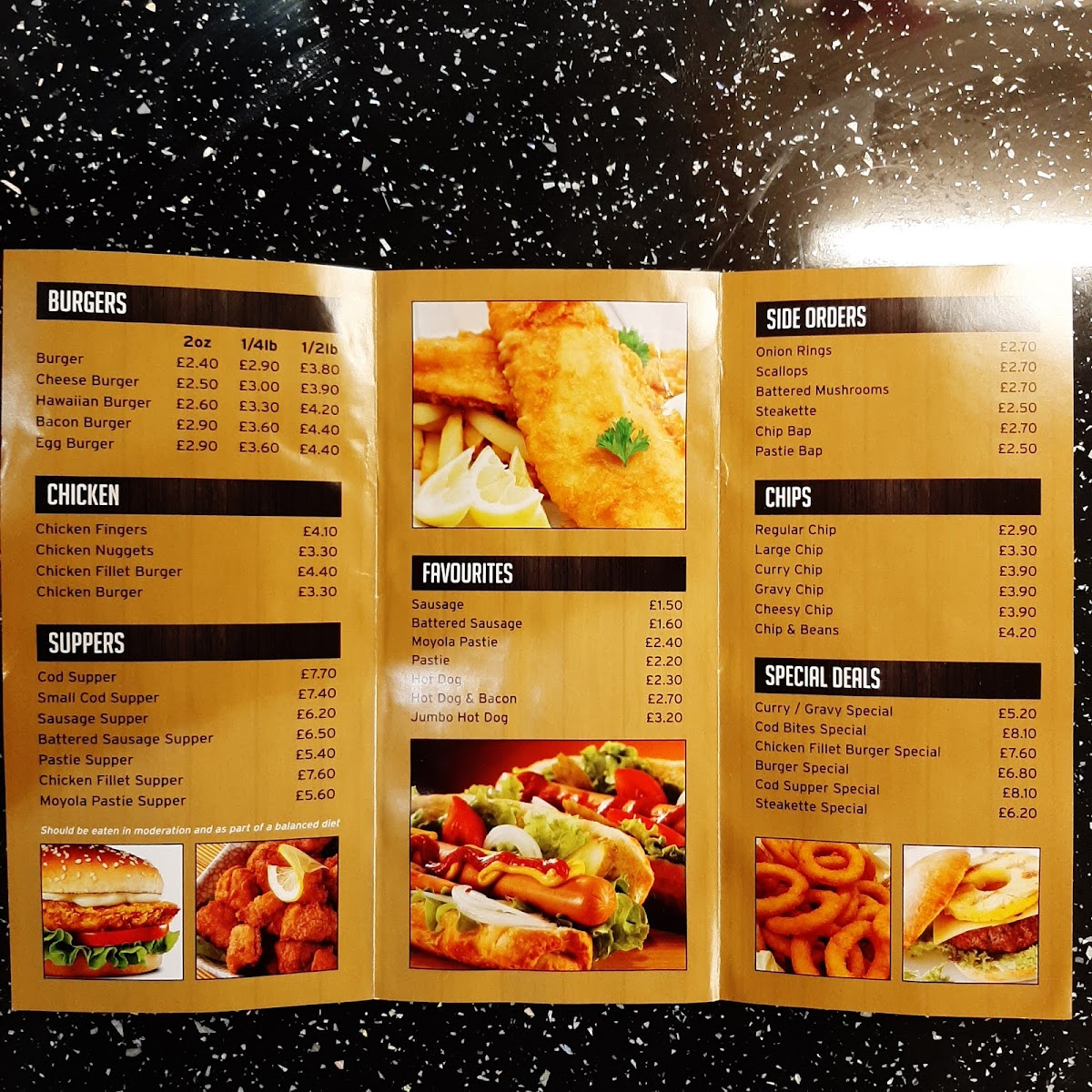 The Moyola Photo Menu 7