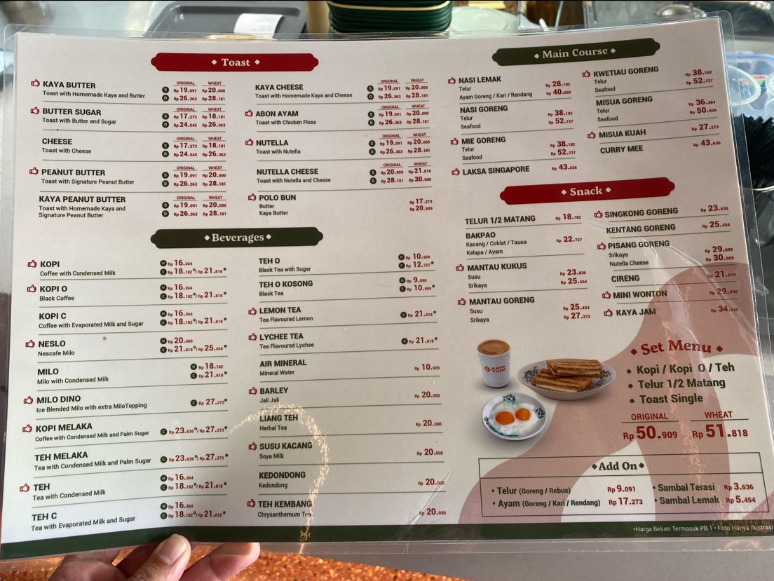 Kayatiam Photo Menu 2