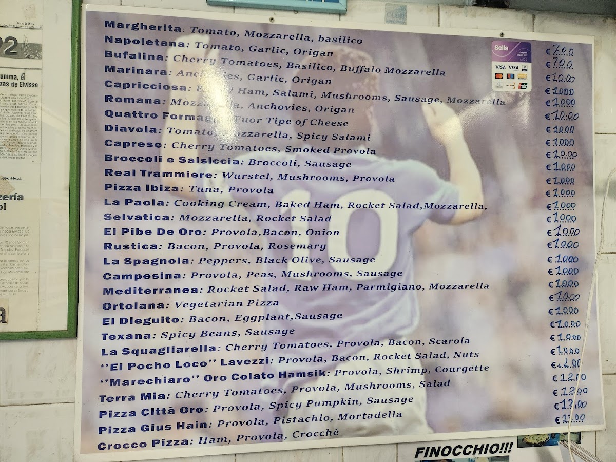 Trammiere Photo Menu 2
