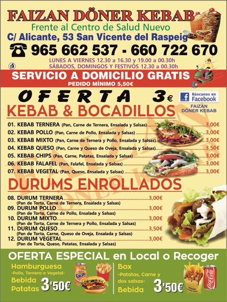 Faizan Doner Kebab Photo Menu 5