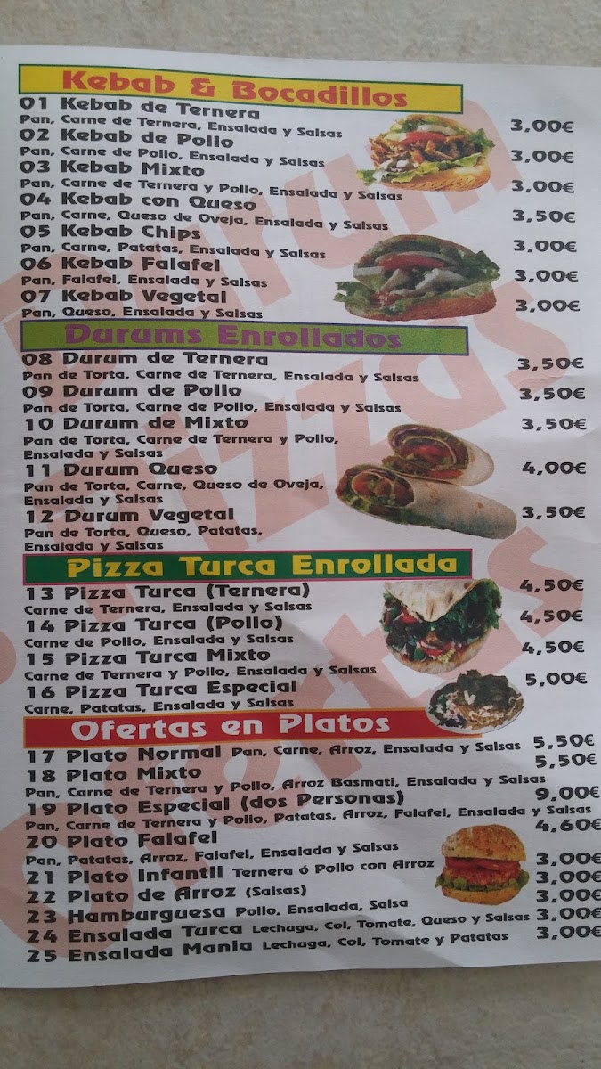 Faizan Doner Kebab Photo Menu 9