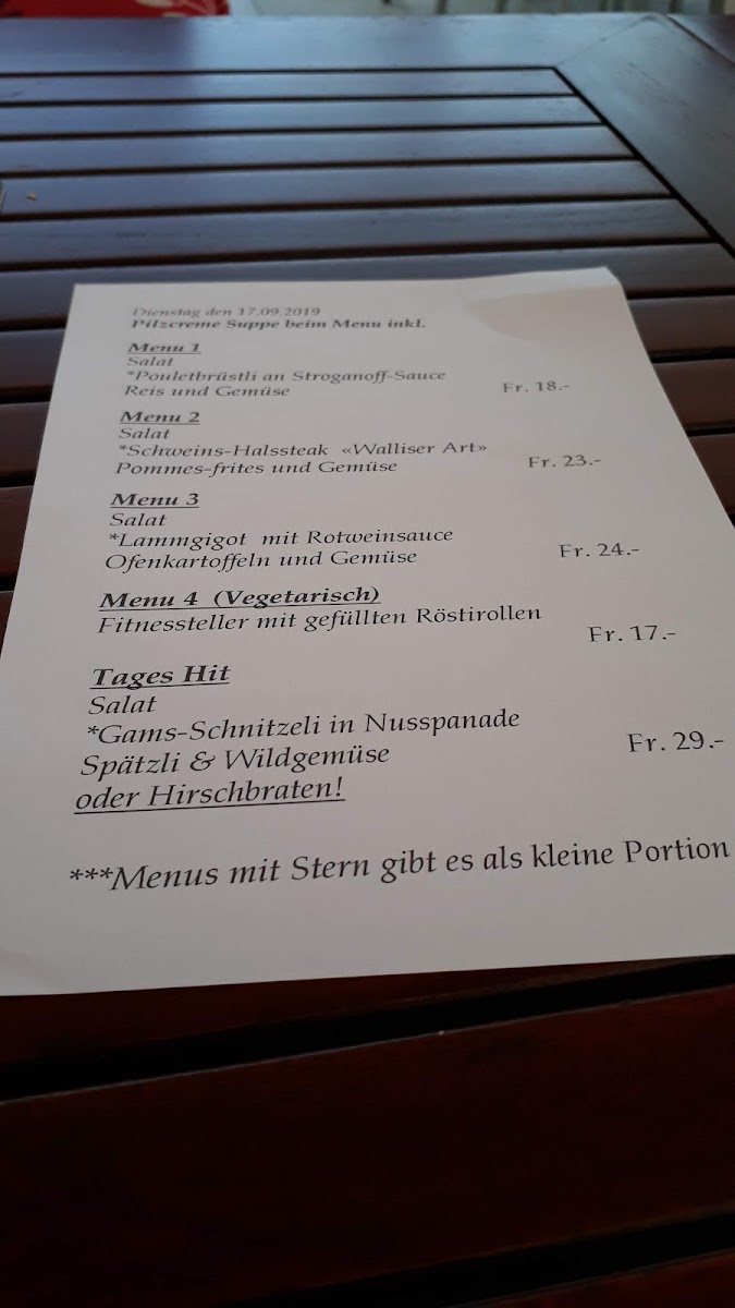 Landgasthof Mühlebach Photo Menu 3