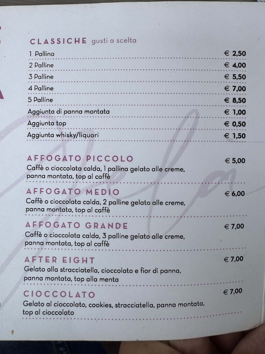 Gelateria Bar Da Gino Photo Menu 1