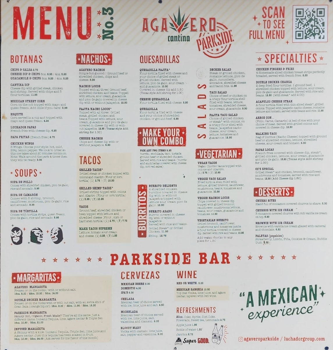 Agavero Cantina - Parkside Photo Menu 1